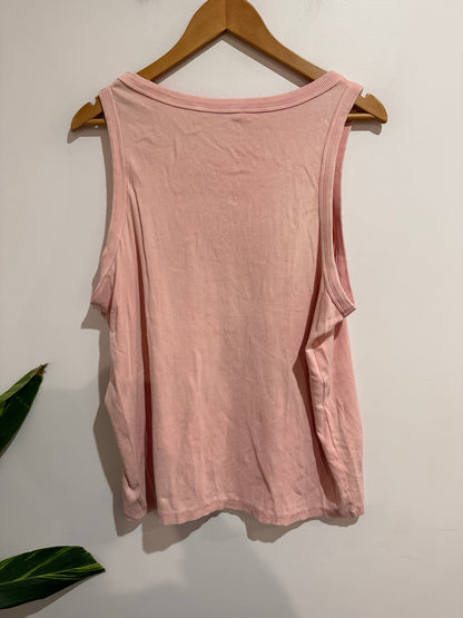 George Ribbed Tank Top Size 24 | U/Arm to U/Arm 56cm