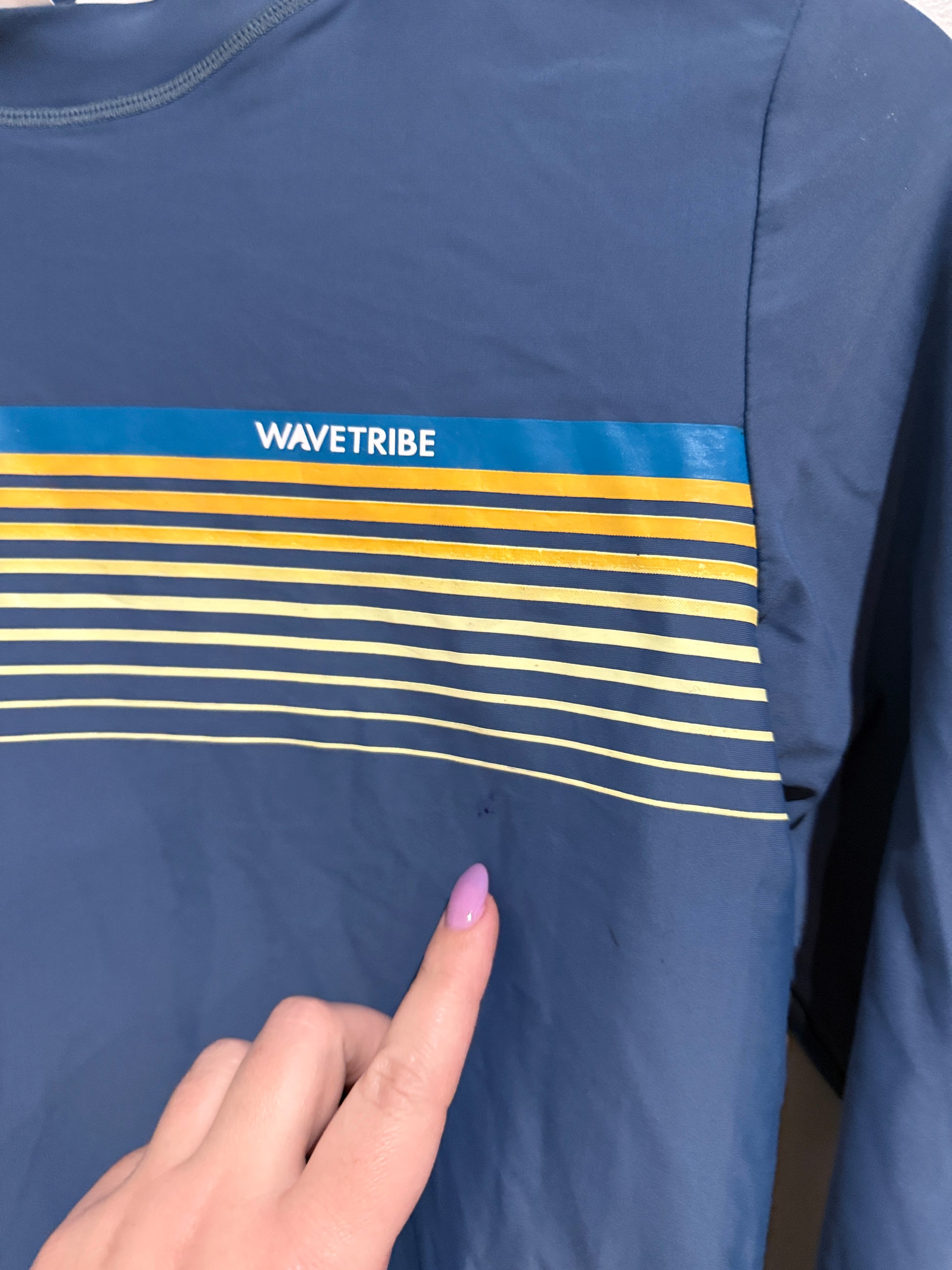 Wave Tribe Rash Guard Swim Shirt Size 14