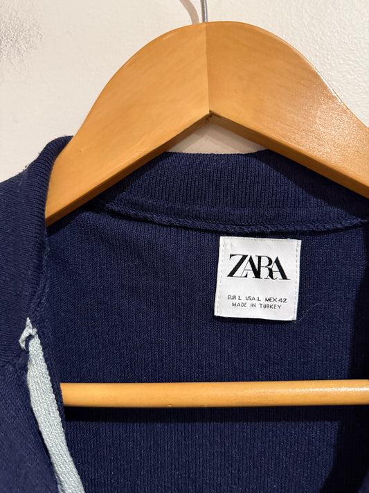 Zara Stripe Knit Shirt Size L