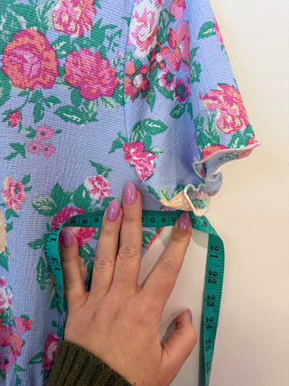 Maurices Floral Midi Dress Size XL | U/Arm to U/Arm 46cm