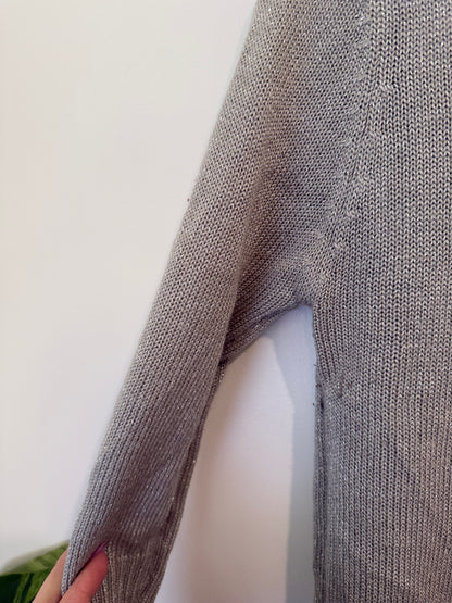 Brand Unknown Long-sleeve Knit Tunic Top Size U/Arm to U/Arm 43cm