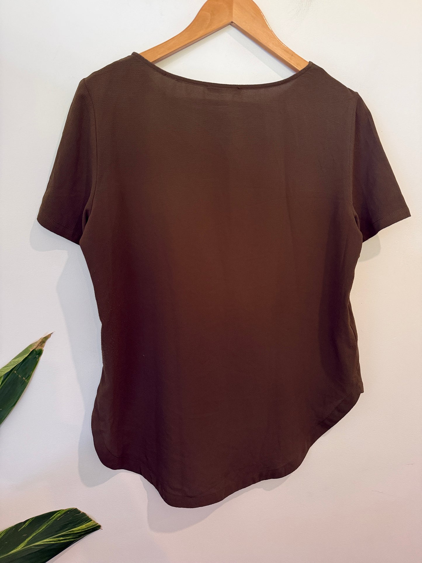 Mango Casual Short-sleeved Shirt Size L