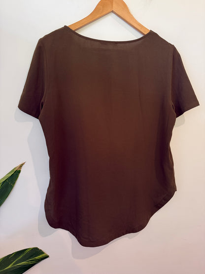 Mango Casual Short-sleeved Shirt Size L