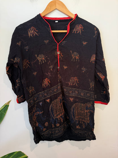 Brand Unknown Traditional Short Kurta Size 44 | U/Arm to U/Arm 49cm