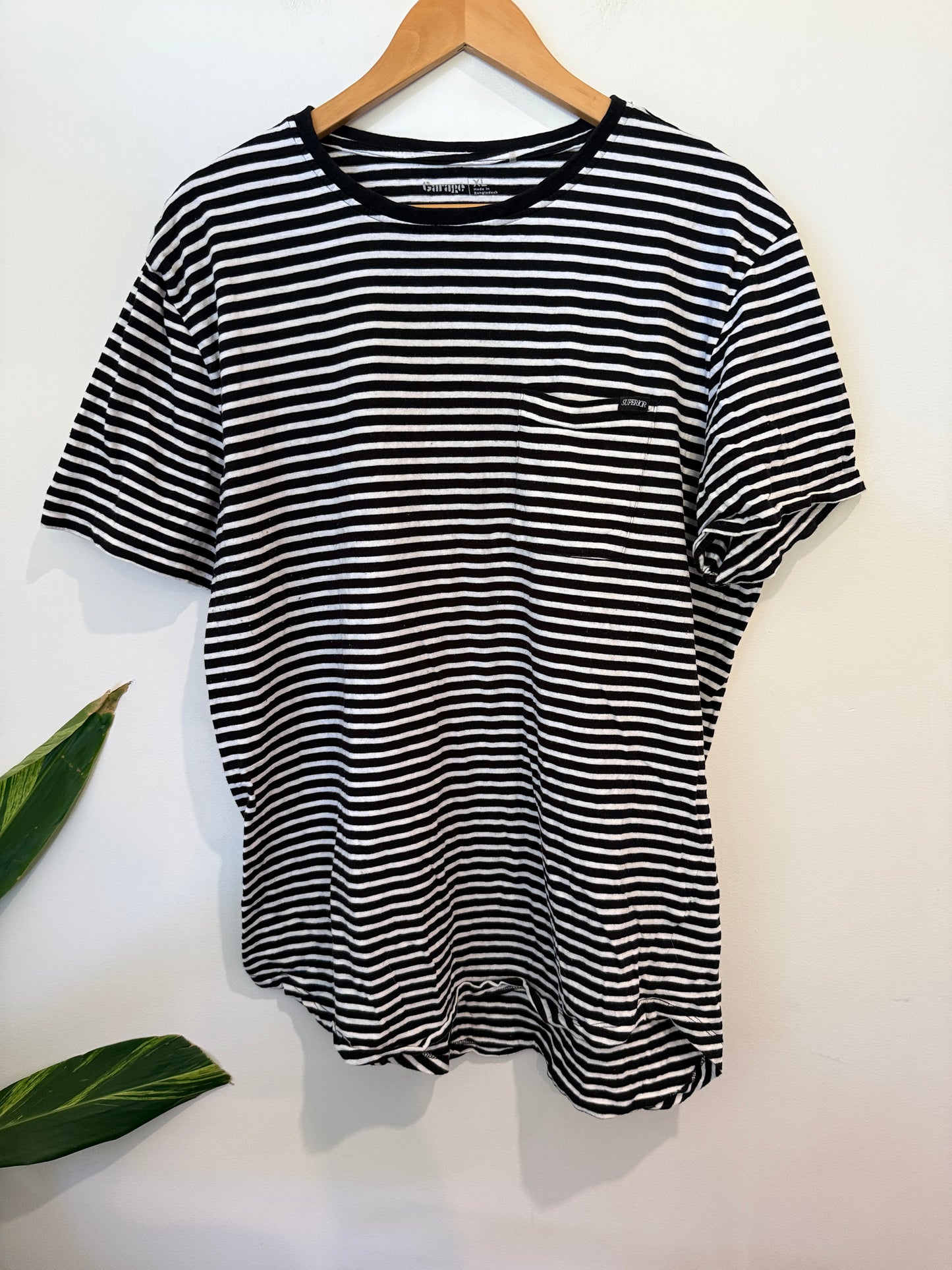 Garage Striped Short-sleeve T-shirt Size XL