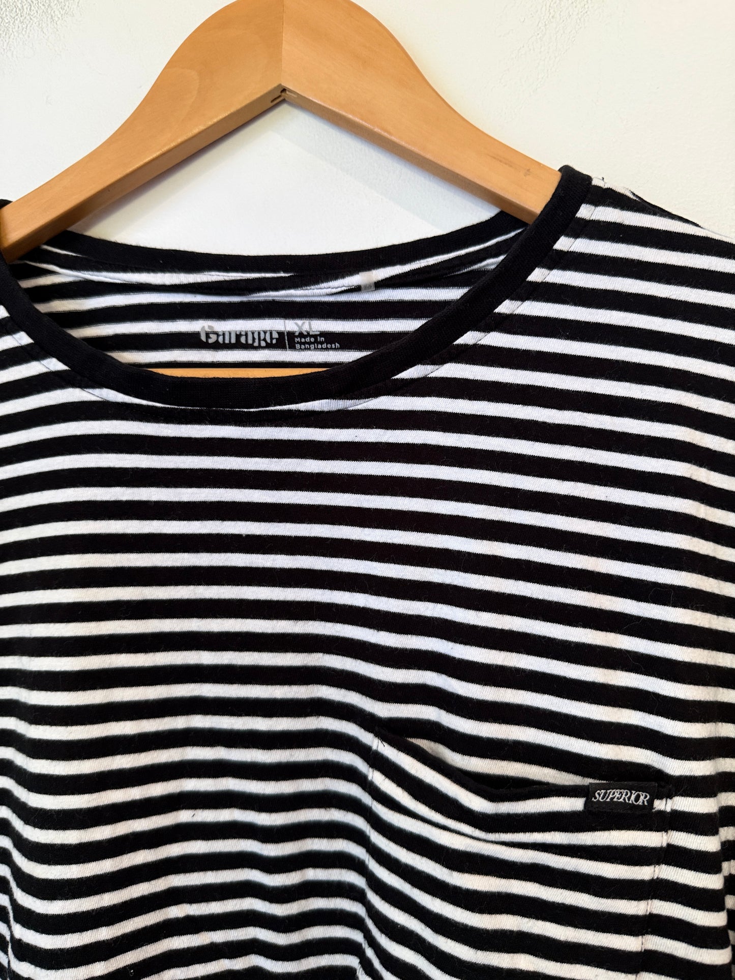 Garage Striped Short-sleeve T-shirt Size XL