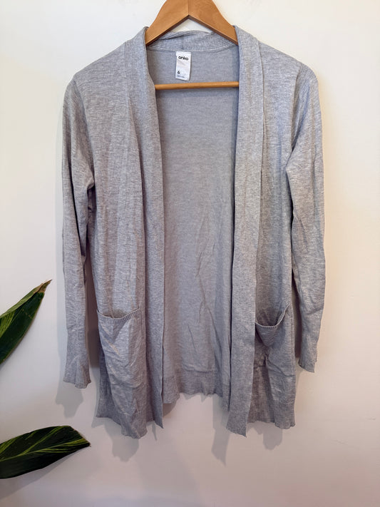 Anko Open-front Knit Cardigan Size 6