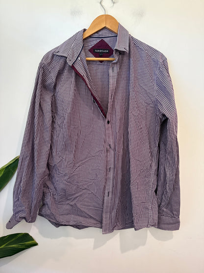 Tarocash Checkered Long-sleeve Shirt Size L