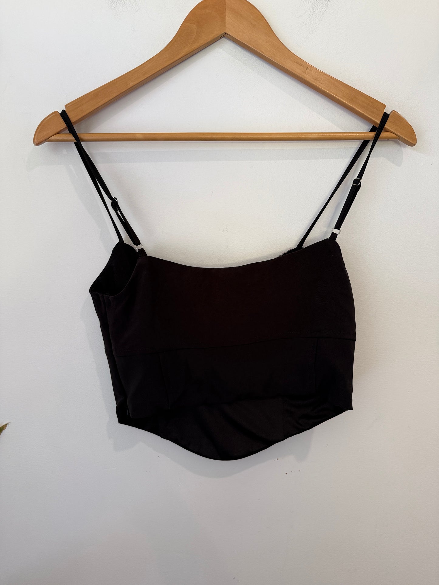 Tiger Mist Corset-style Crop Top Size S