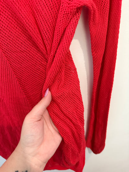 Capture Open-knit Sweater Size XL