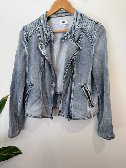 Just Jeans Denim Biker Jacket Size 10