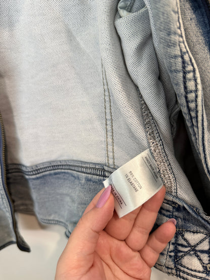 Just Jeans Denim Biker Jacket Size 10