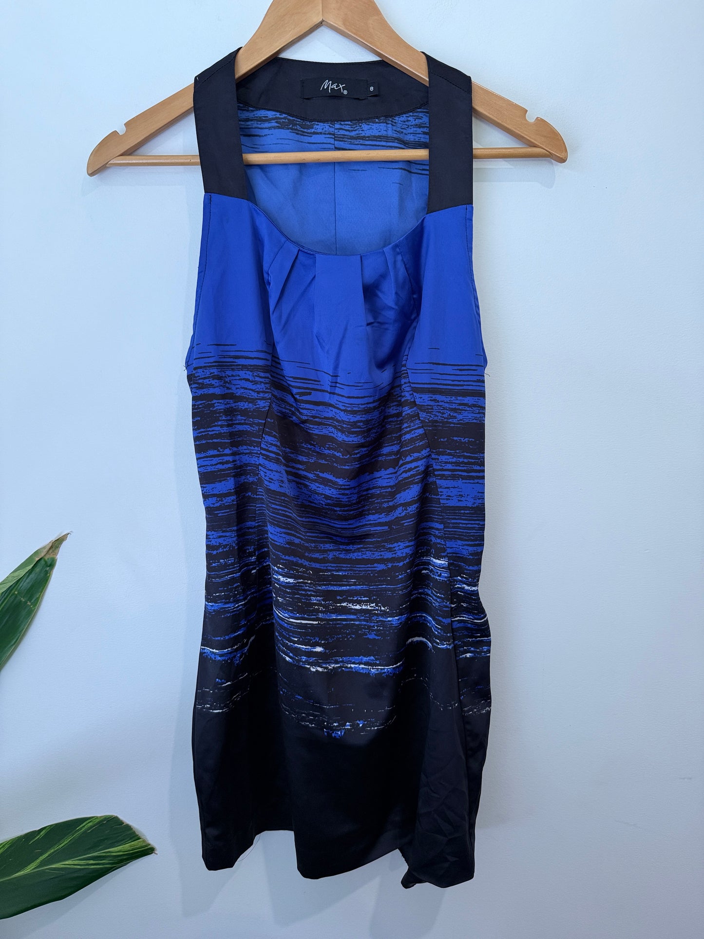 Max Abstract-print Dress Size 8