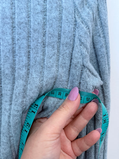 Brand Unknown Ribbed-knit Pullover Sweater Size XL | U/Arm to U/Arm 42cm