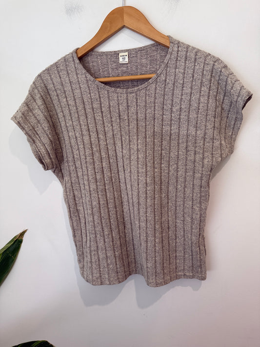 Shein Ribbed-knit Tee Size 12Y