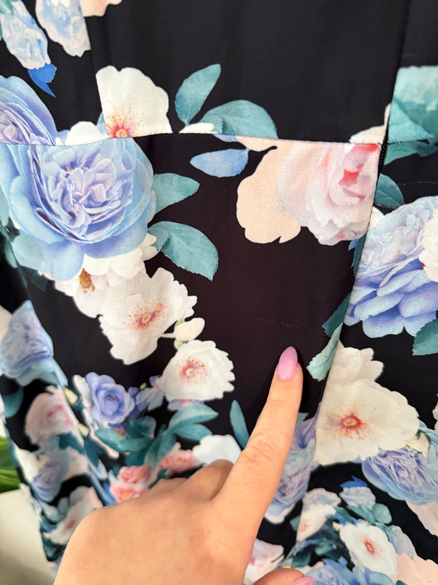 Portmans Floral Print Dress Size 16