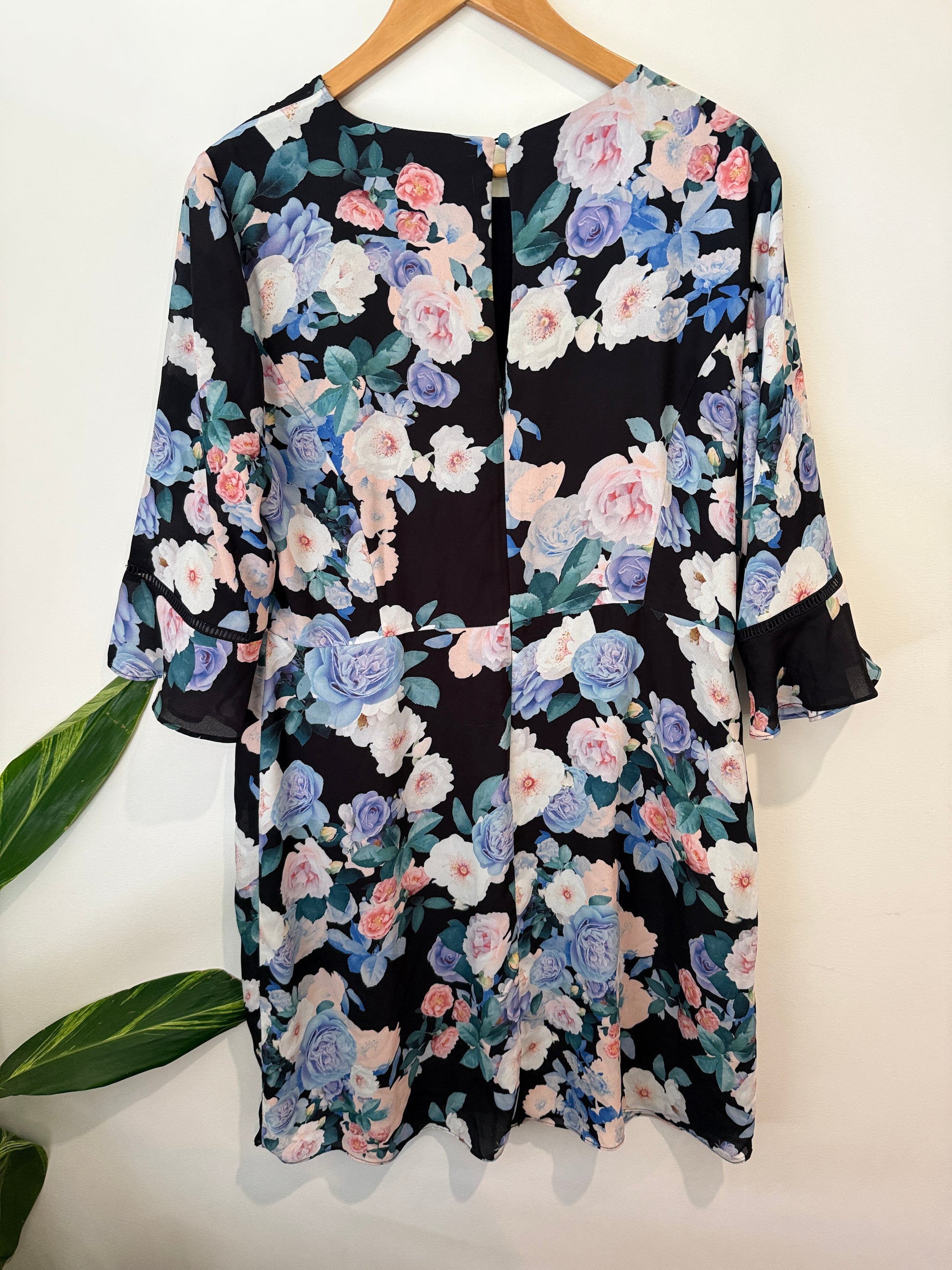 Portmans Floral Print Dress Size 16
