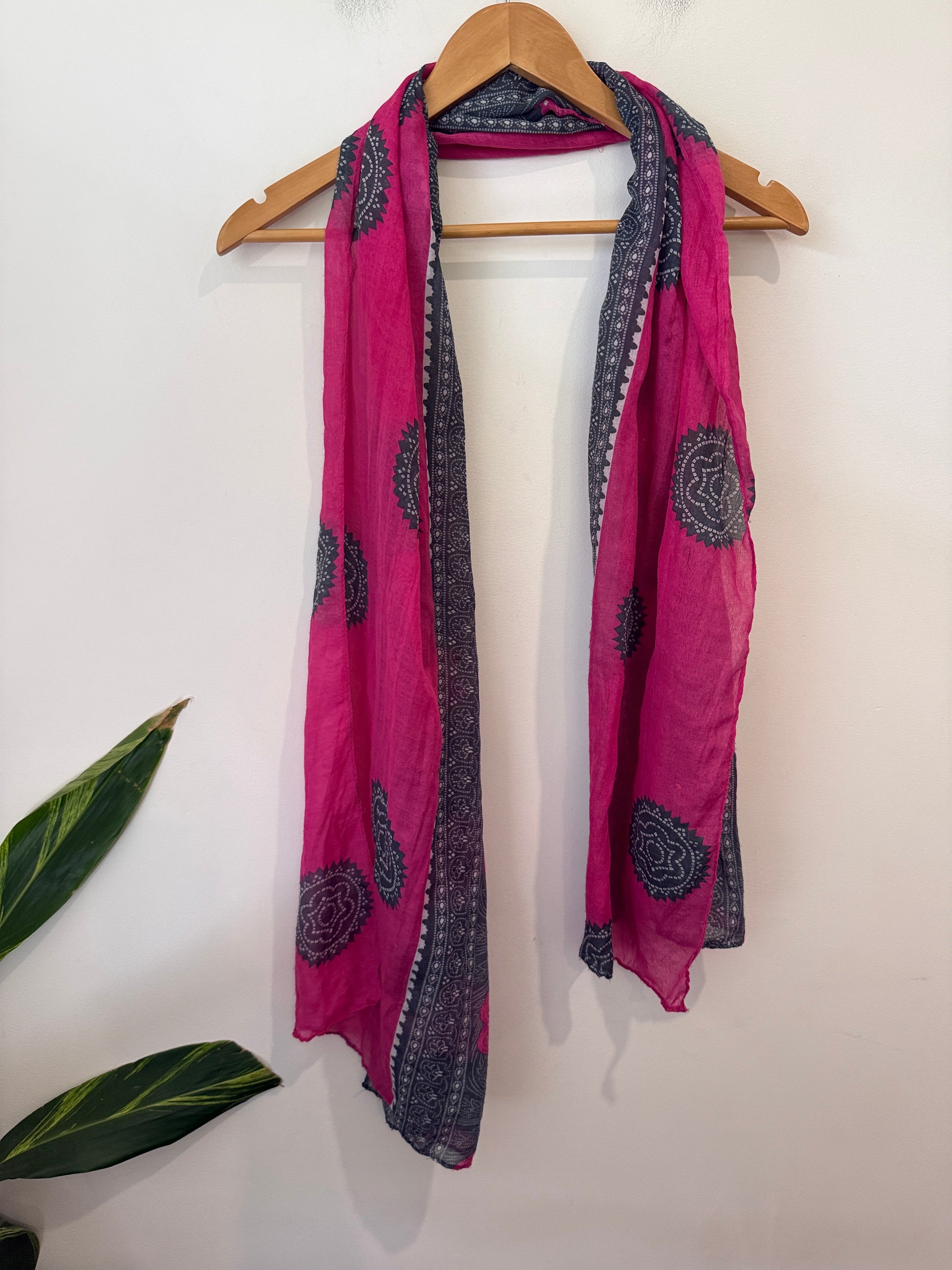 Fuchsia Pink Scarf