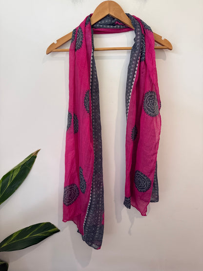 Fuchsia Pink Scarf