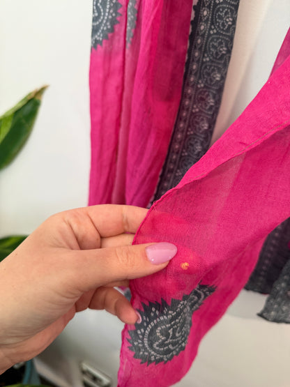 Fuchsia Pink Scarf