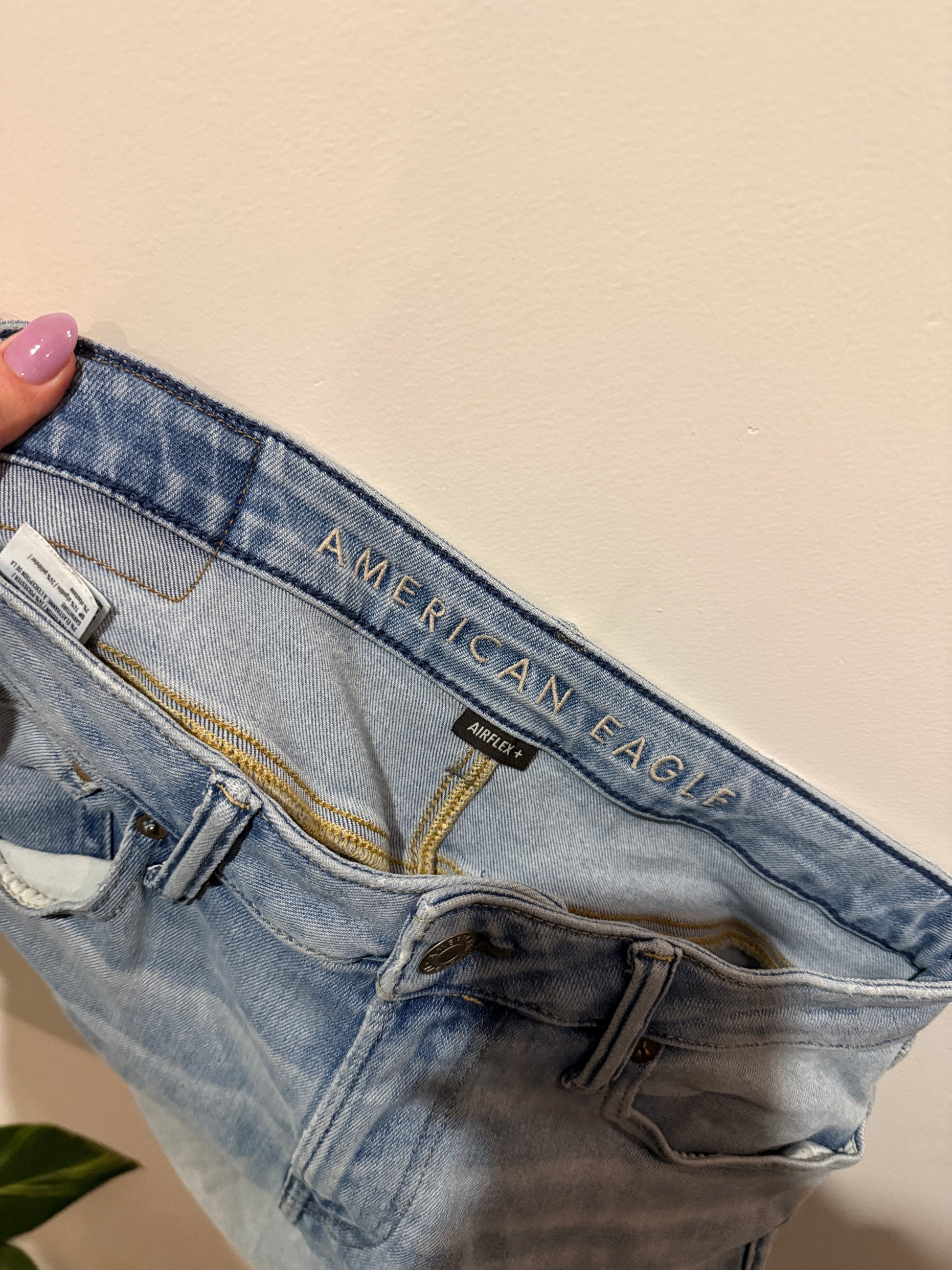 American Eagle Straight Leg Denim Jeans Size Waist 80cm