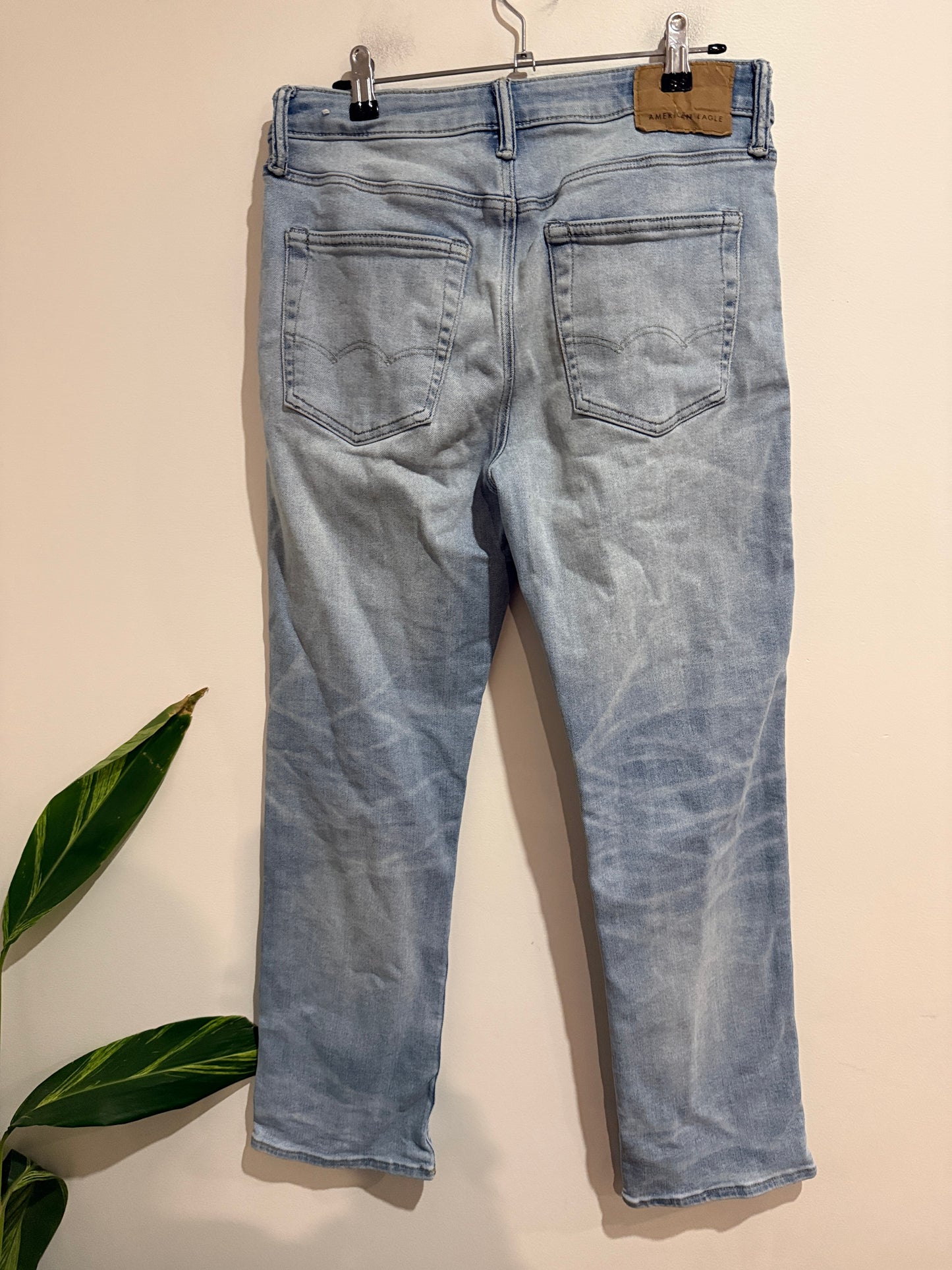 American Eagle Straight Leg Denim Jeans Size Waist 80cm