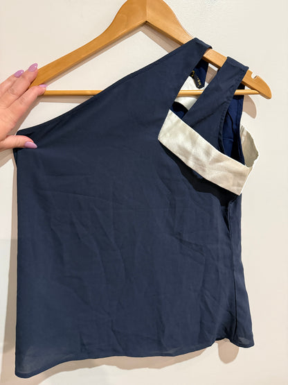 Mish Asymmetrical One-shoulder Top Size M