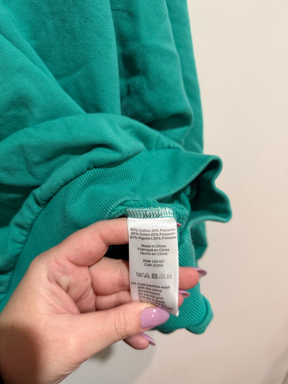 Rusty Oversize Crew Neck Sweatshirt Size 14
