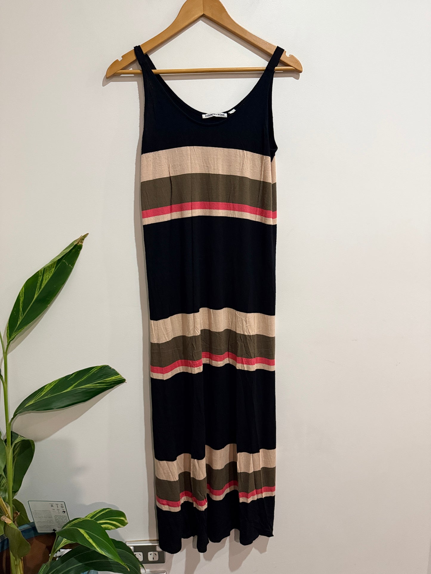 Country Road Size M Striped Sleeveless Dress