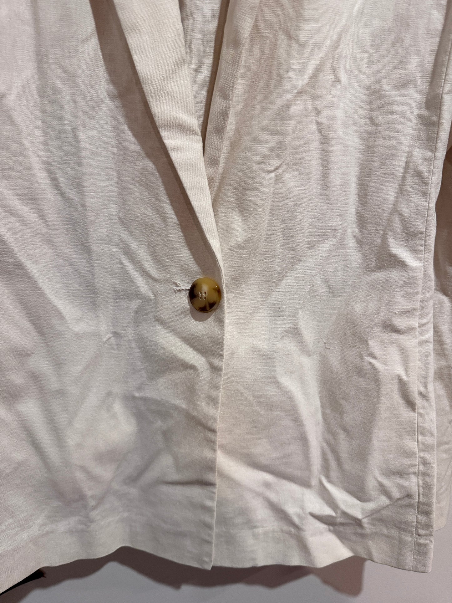 Emerge Size 16 Linen Blend Blazer