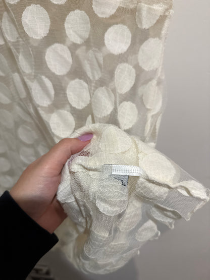 Art Style Size 14 Polka Dot Mesh Shirt