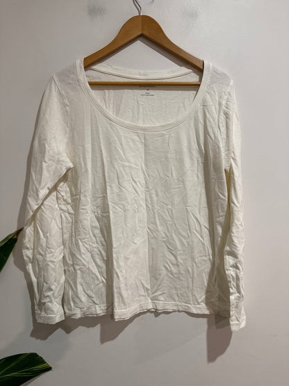 Emerson Size 16 White Long Sleeve Top