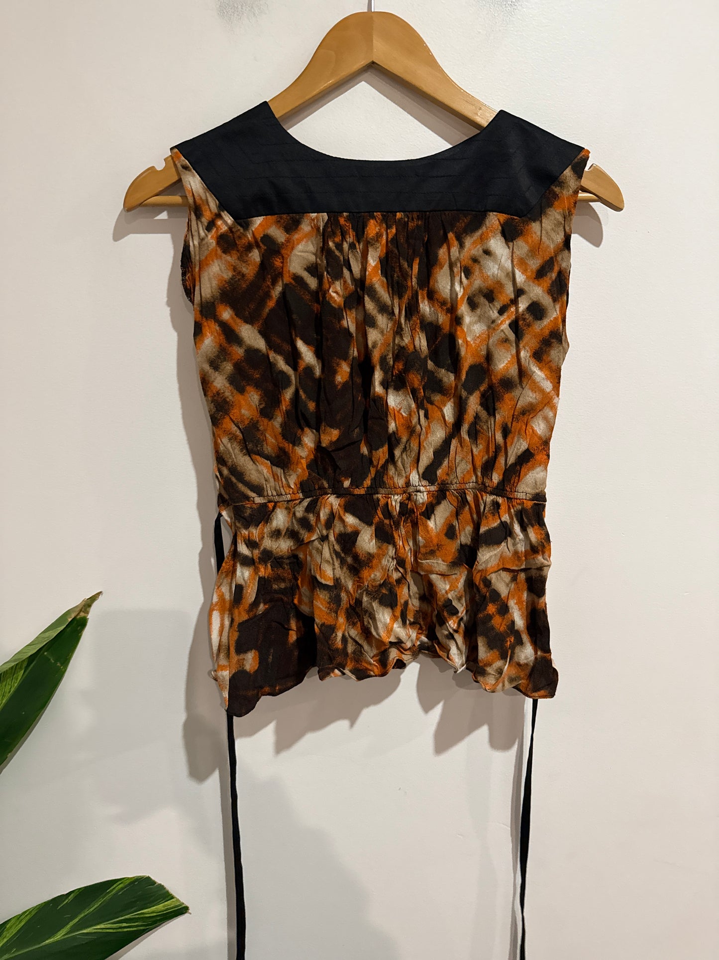 Grace Hill Size 10 Animal Print Sleeveless Top