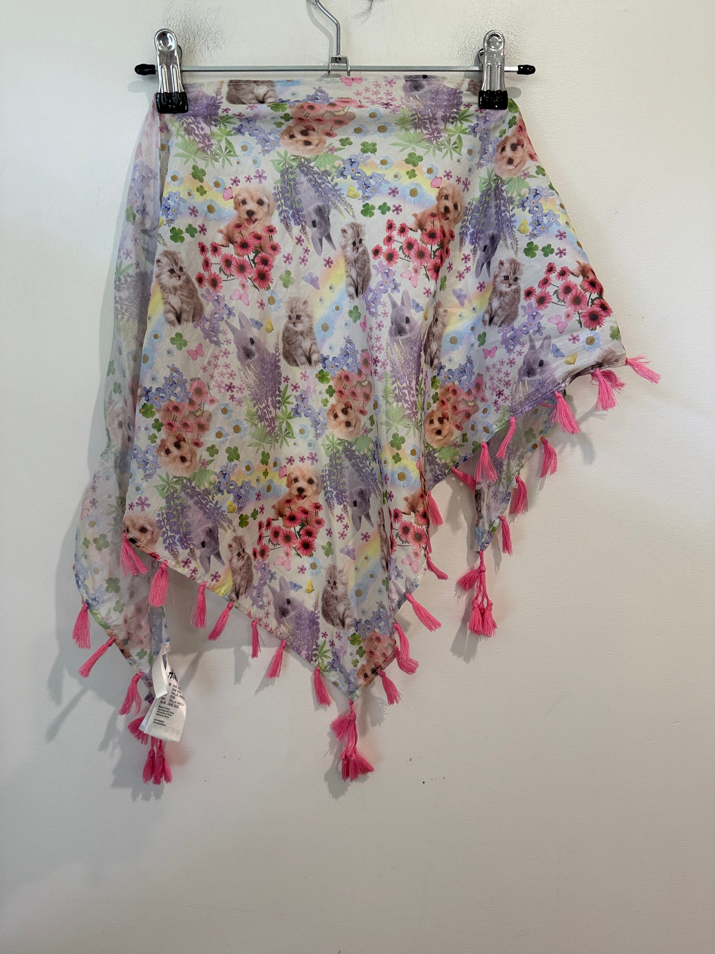 H & M Tassel Scarf / Shawl Size One Size