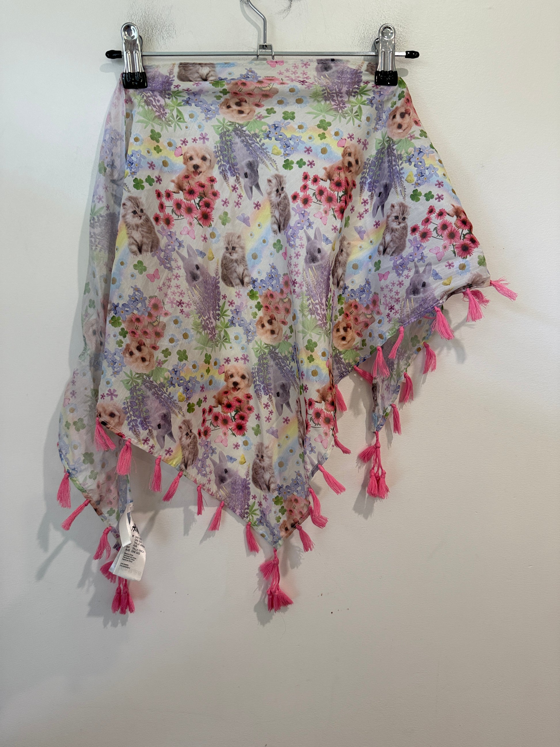 H & M Tassel Scarf / Shawl Size One Size