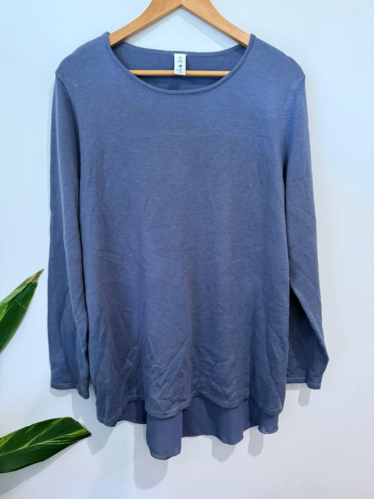 Elm Long-sleeve Knit Pullover Top Size 10