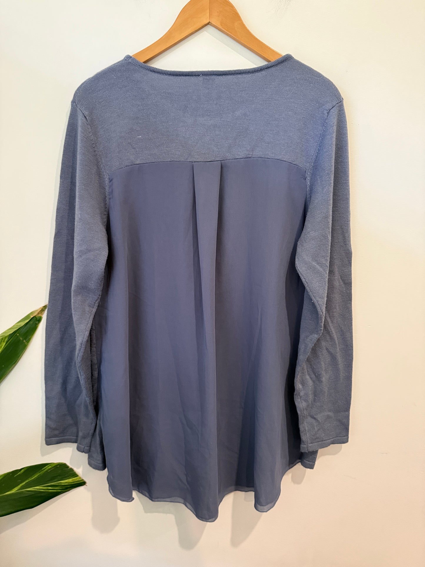 Elm Long-sleeve Knit Pullover Top Size 10
