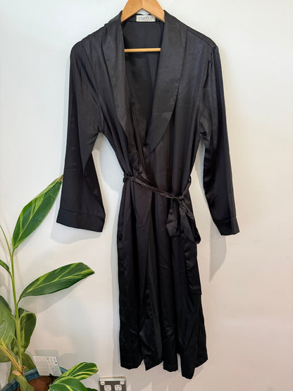 Essence Satin Long-line Lounge Robe Size U/Arm to U/Arm 51cm