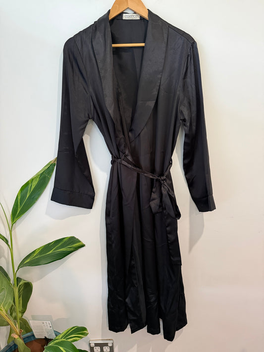 Essence Satin Long-line Lounge Robe Size U/Arm to U/Arm 51cm