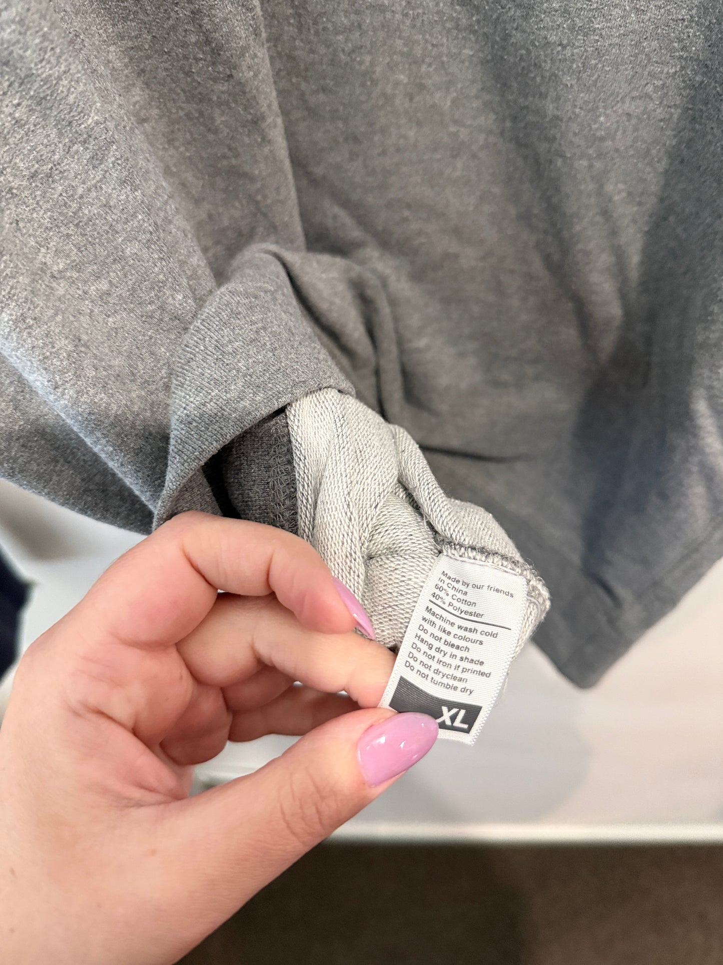Brand Unknown Raglan-sleeve Crewneck Sweatshirt Size XL | U/Arm to U/Arm 60cm