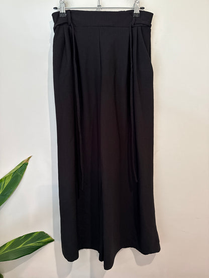 Mirrou Pleated Wide-leg Trousers Size S