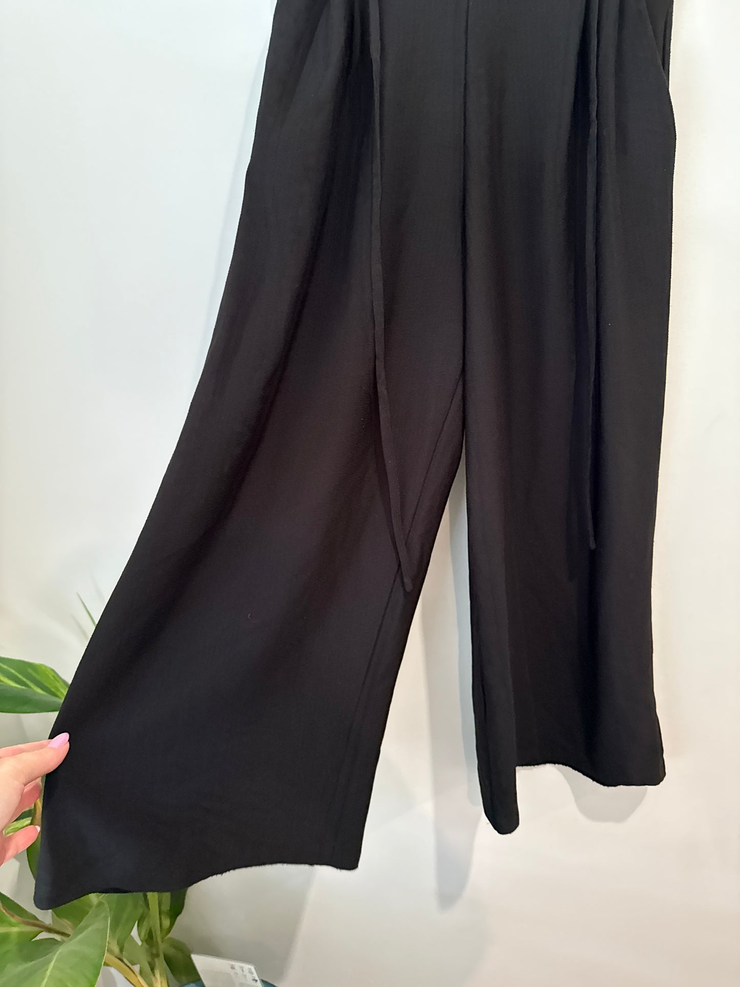 Mirrou Pleated Wide-leg Trousers Size S