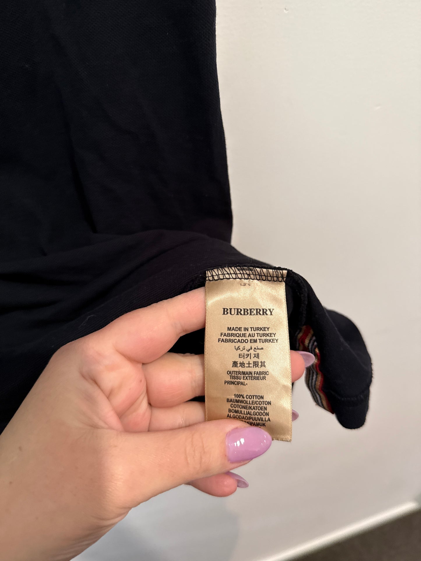 Burberry Size Medium Polo Shirt
