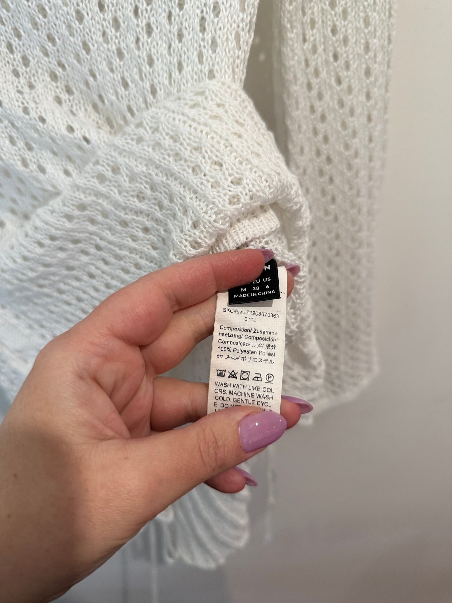 SHEIN Size M Crochet Knit Dress