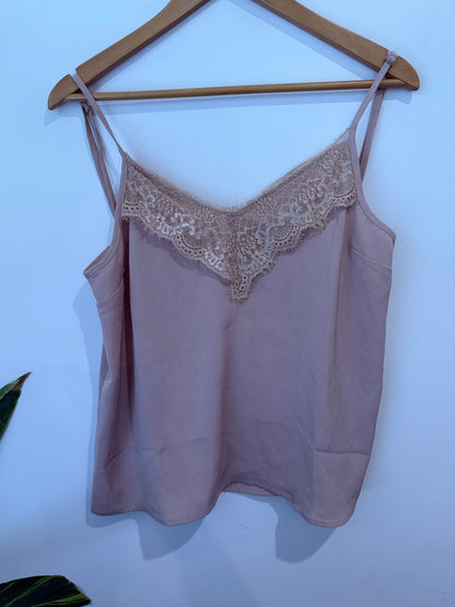 Decjuba Lace Trim Cami Size 12