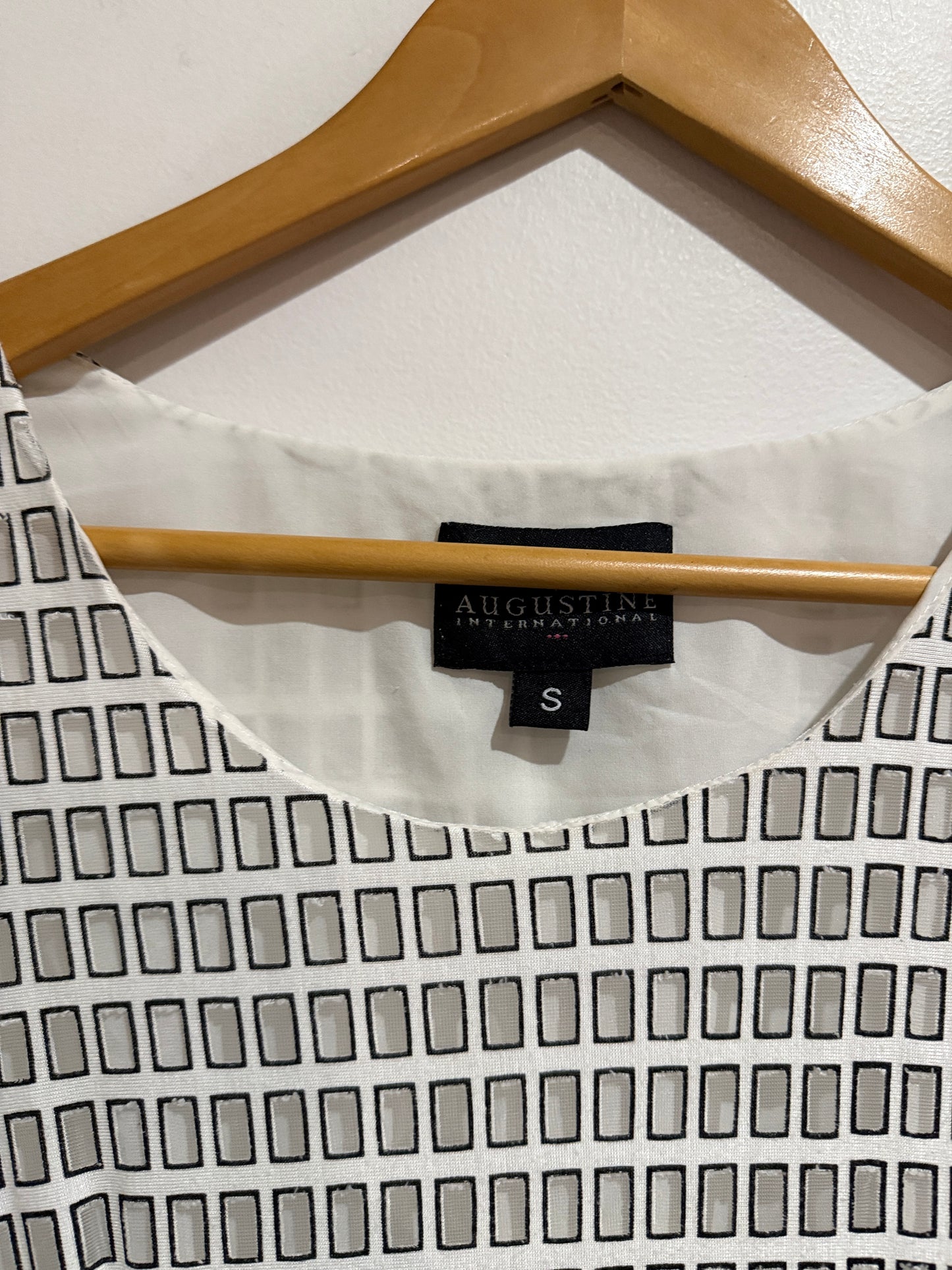 Augustine Size S Geometric Print Dress