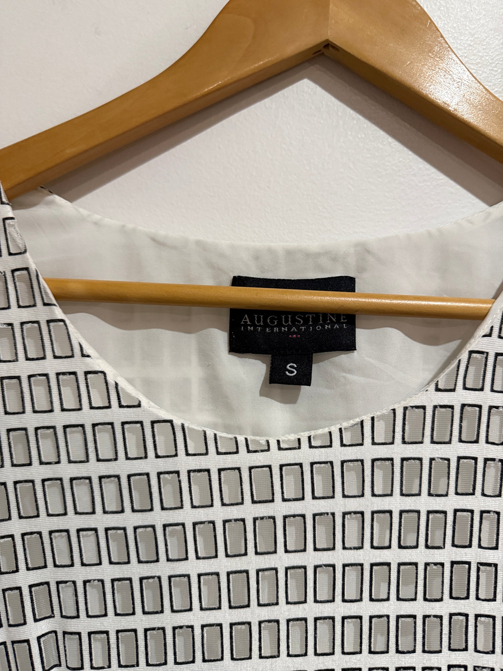 Augustine Size S Geometric Print Dress