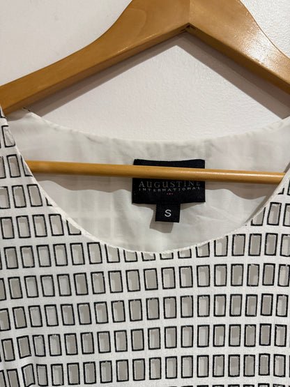 Augustine Size S Geometric Print Dress