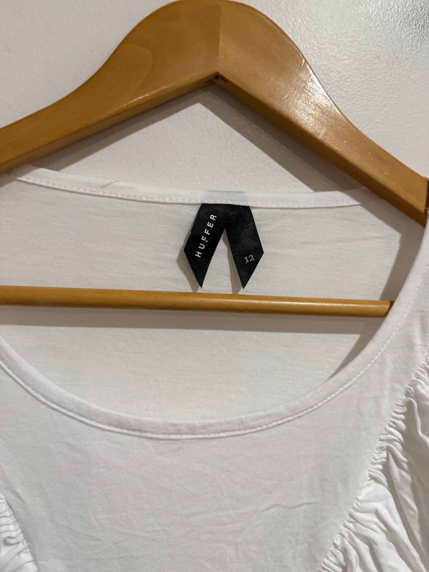 Huffer Size 12 Ruffle Front Tee