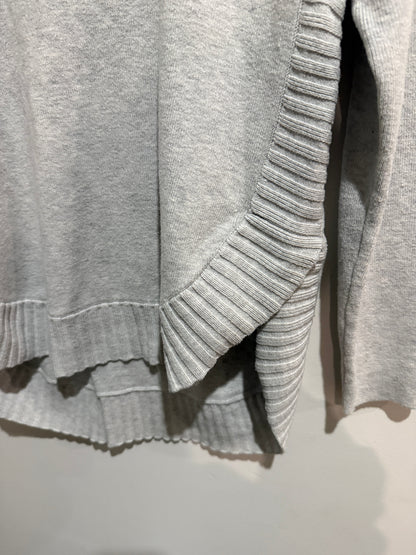 Forever New Size XS Grey Ribbed Panel Jumper